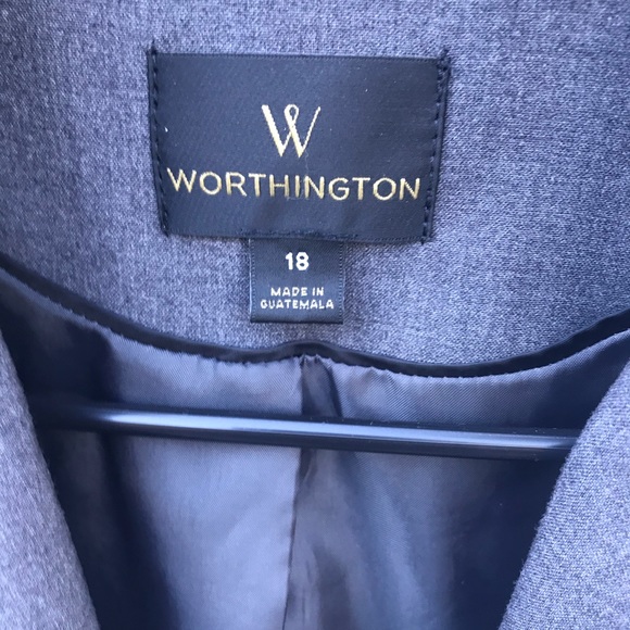 Worthington Single Button Front Blazer sz 18 - Picture 6 of 6